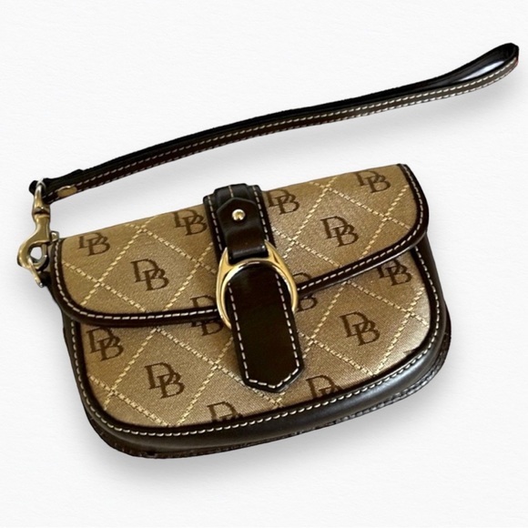 Dooney & Bourke Handbags - Vintage Dooney Bourke Monogram Wristlet
